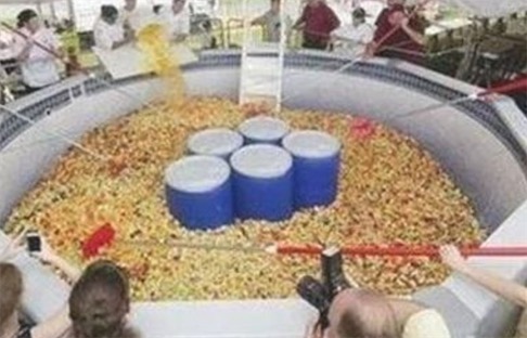 世界上最大的沙拉 麻省理工学院制作重达6800公斤
