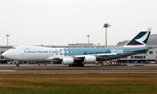 全球最长飞机执飞 B747-8F一年可带货1.2万吨