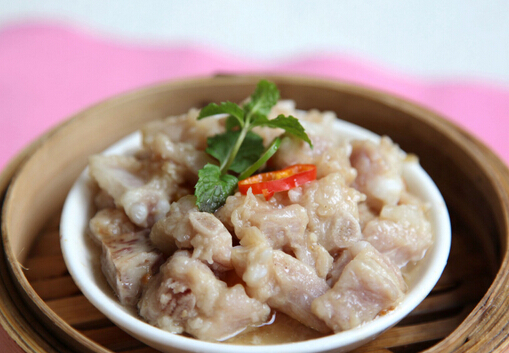 子姜鸡汁蒸排骨的白菜-做法食谱大全排骨怎样踩腌菜图片