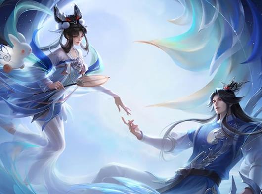 如梦令是王者荣耀英雄后裔与嫦娥的情人节限定皮肤,该皮