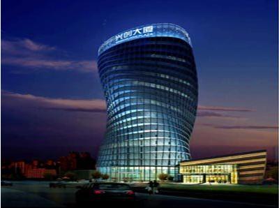 北京一建筑物兴创大厦像“大肠塔”走红，建筑界再出奇葩遭网友吐槽