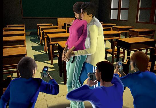 台湾15岁情侣教室当众做爱，不雅照片疯传校园，尼玛，碉堡了