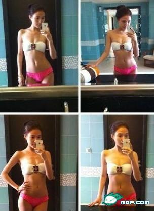 郭美美网上再炫富：晒自拍坐宝马车火辣性感照