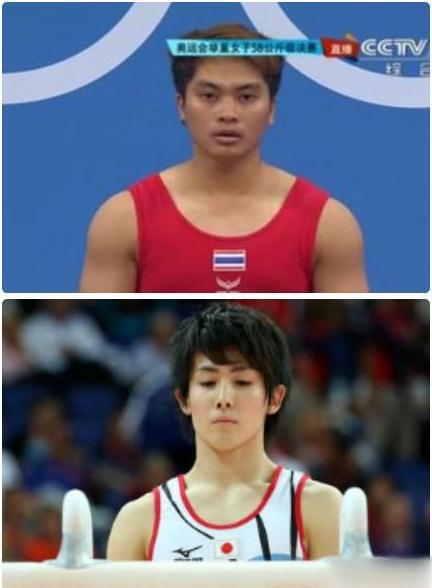 泰国女子举重选手西里卡乌vs日本男子体操选手加藤凌平，你能分清性别吗？