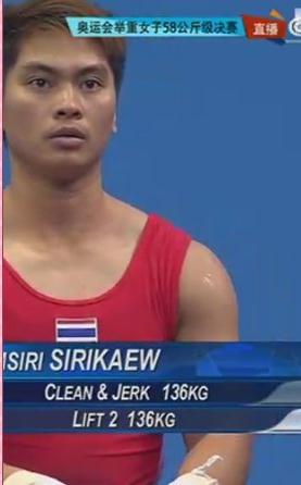 泰国女选手皮姆斯里-西里卡乌，长得很阳刚。