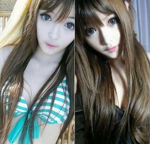 王嘉韵素颜照,王嘉韵扒皮真实照片,美女高中生长相酷似充气娃娃(组图)