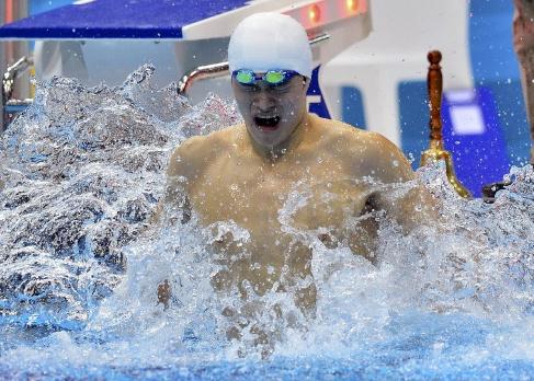 伦敦奥运24金：男子1500米自由泳孙杨破世界纪录夺第二金