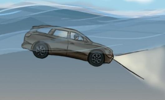 汽车落水后的自保方法