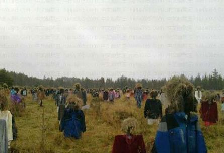 搞笑图片：牛人幽默搞笑总有一张雷倒你，稻草人