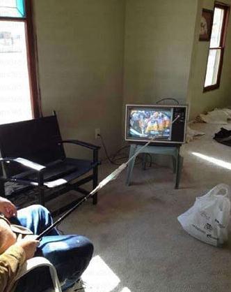 搞笑图片：牛人幽默搞笑总有一张雷倒你，懒人有懒招