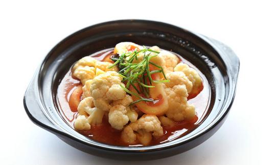 番茄菜花:做法简单营养丰富