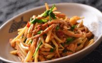 好吃又保健的竹笋炒肉丝