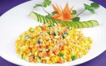 教你如何巧剥玉米粒