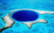 ​美丽的海洋之眼大蓝洞 潜水爱好者的乐园