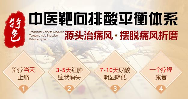 特色中医靶向排酸平衡体系治疗痛风收费怎么样 收费合理，治疗佳