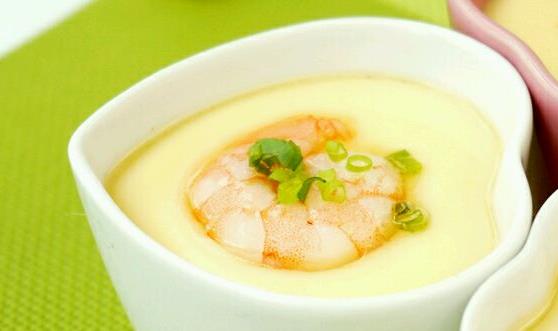 三,虾仁肉末蒸鸡蛋