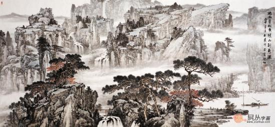 当代画家林德坤艺术鉴赏：过雨看松色，随山到水源